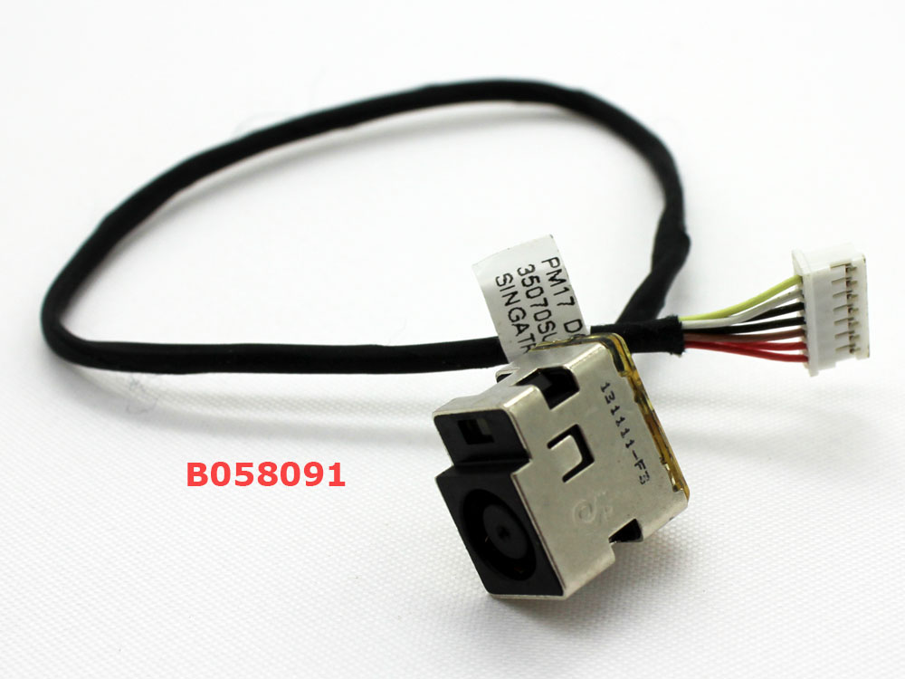(image for) Compaq Presario CQ72 HP Pavilion G72 616496-001 600719-001 DD0AX8PB000 35070SU00-H59-G 35070SN00-600-G AC DC Power Jack Socket Connector Charging Port DC IN Cable Wire Harness